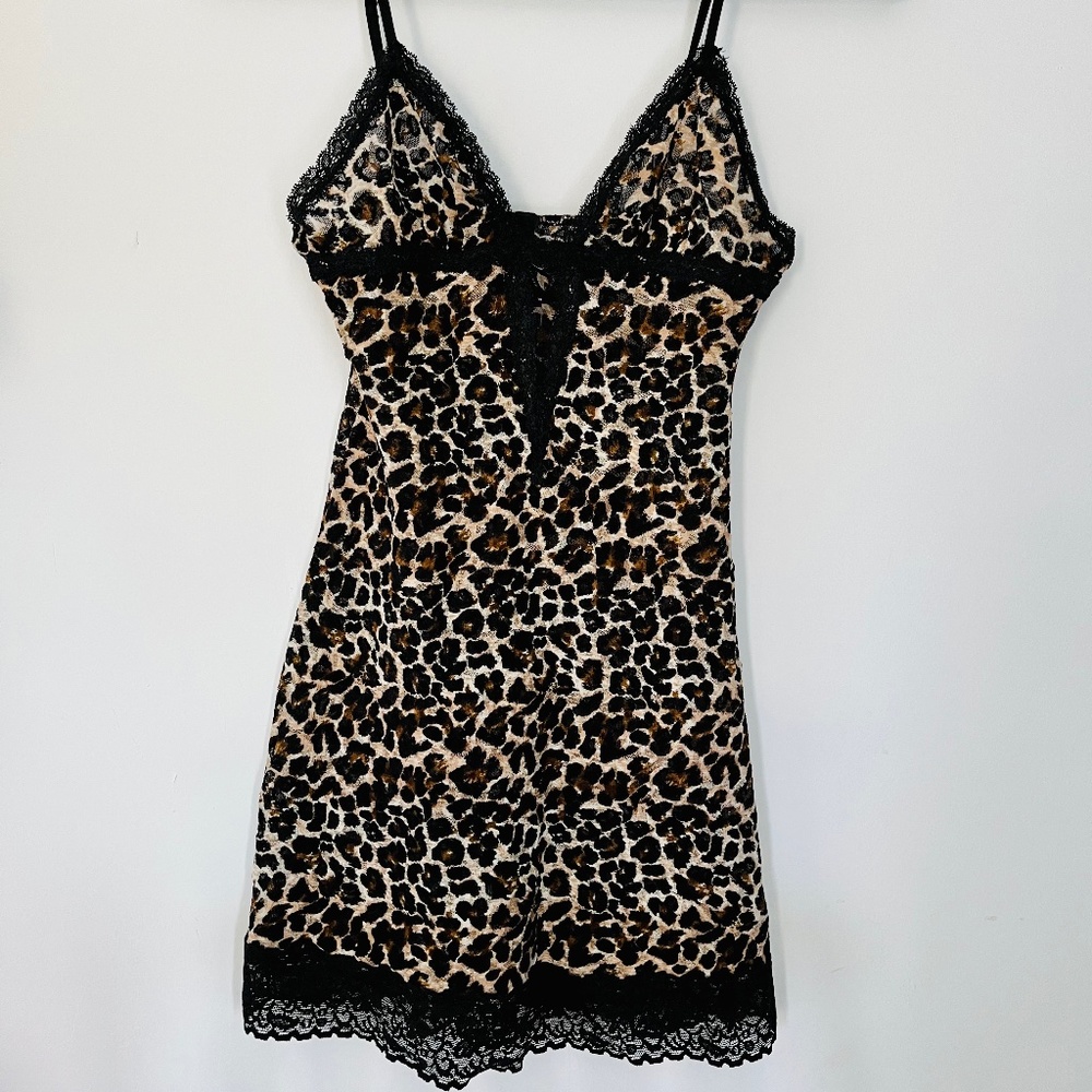 Victoria secret leopard print dress (new)